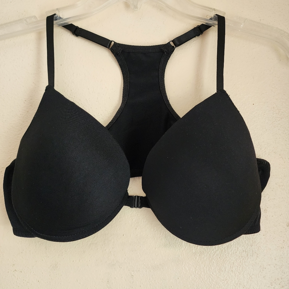 Push up black bra